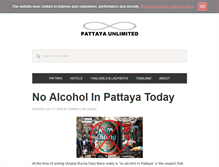 Tablet Screenshot of pattayaunlimited.com